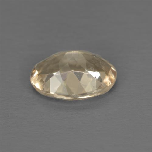 Morganita dourado natural 1,08ct, corte oval, VS