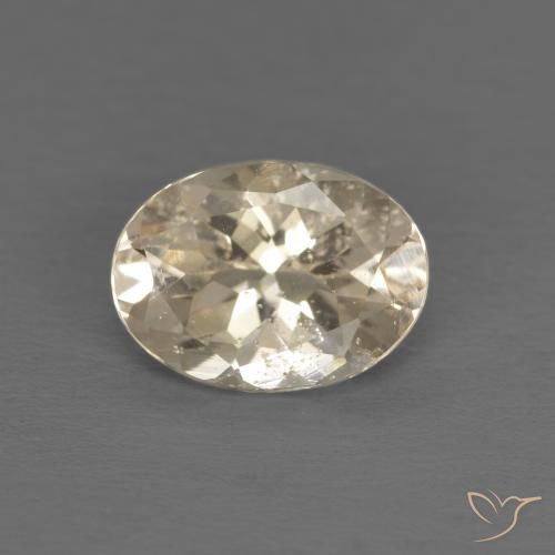1.08ct Natural Luz amarela Morganita, oval, VS