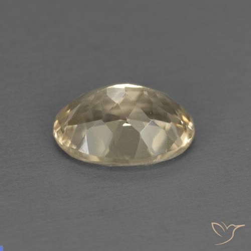 Morganita Creme Natural 1.15ct, oval, VS