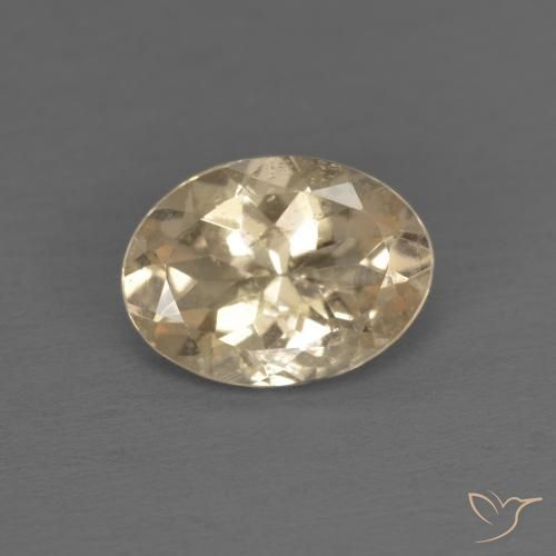 0.94ct Natural Creme Morganita, oval, VS