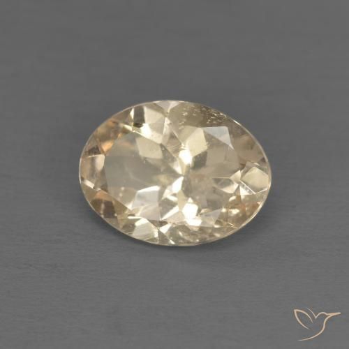 Morganita Creme Natural 0.94ct, oval, VS