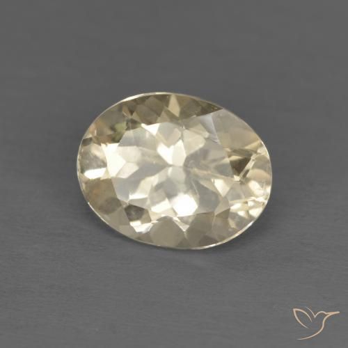 Morganita Dourado claro Natural 1.17ct, oval, VVS-VS
