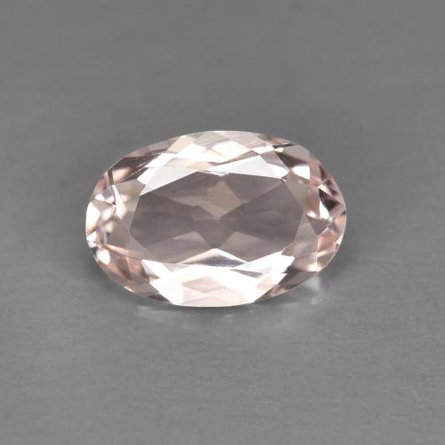 Morganita rosa natural 0,84ct, corte oval, VVS-VS
