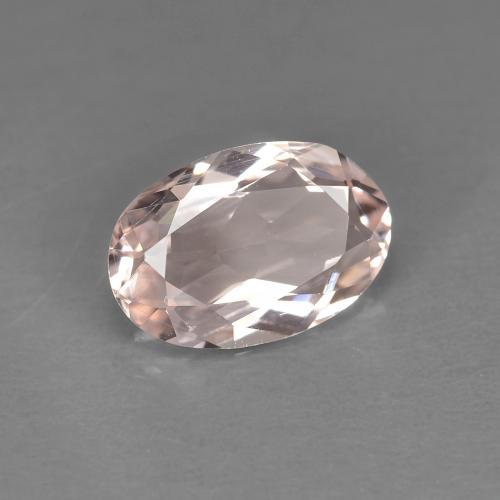 Morganita rosa natural 0,84ct, corte oval, VVS-VS