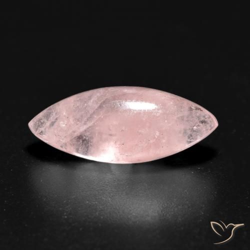 3.91ct Natural Rosa coral claro Morganita, Marquesa, Translúcido