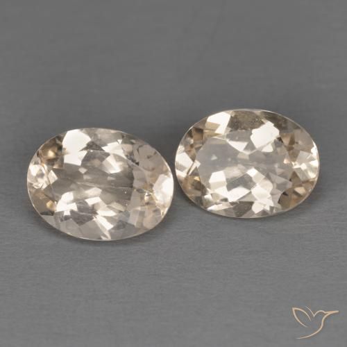 Pedras preciosas de Morganita Rosa salmão natural de 2.13 ct, oval, VVS-VS