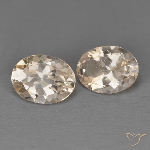 Pedras preciosas de Morganita rosa médio natural de 2.15 ct, oval, VS