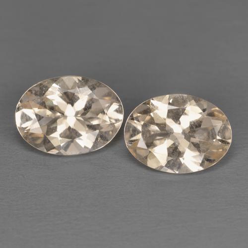 Pedras preciosas de morganita rosa natural de 2,08 ct, corte oval, VS