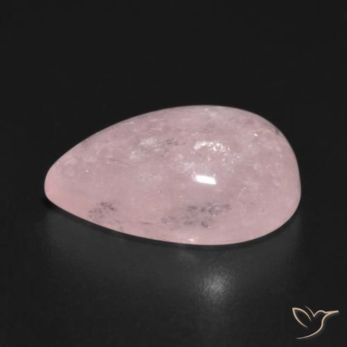 Morganita Luz rosa Natural 8.26ct, Formato de pêra, Translúcido