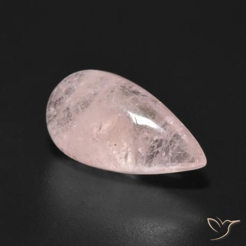 4.42ct Natural Rosa Claro Rosa Morganita, Formato de pêra, Transparente