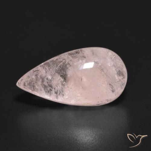 Morganita Rosa Claro Rosa Natural 4.42ct, Formato de pêra, Transparente