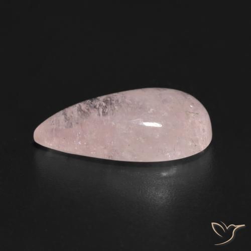 Morganita Rosa Claro Rosa Natural 4.42ct, Formato de pêra, Transparente