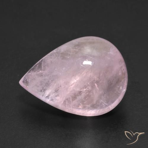 Morganita Luz rosa Natural 7.89ct, Formato de pêra, Transparente