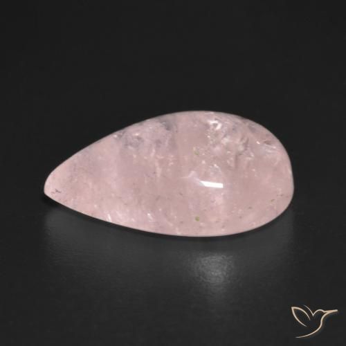 Morganita Luz rosa Natural 5.23ct, Formato de pêra, Transparente