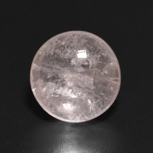 Morganita rosa natural 2,72ct, corte redondo, transparente