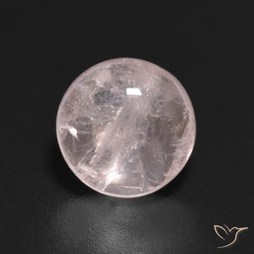 2.22ct Natural Rosa Flamingo Morganita, Redondo, Transparente