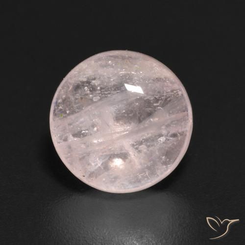 1.90ct Natural Luz rosa Morganita, Redondo, Transparente