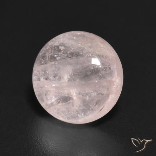 Morganita Luz rosa Natural 1.90ct, Redondo, Transparente