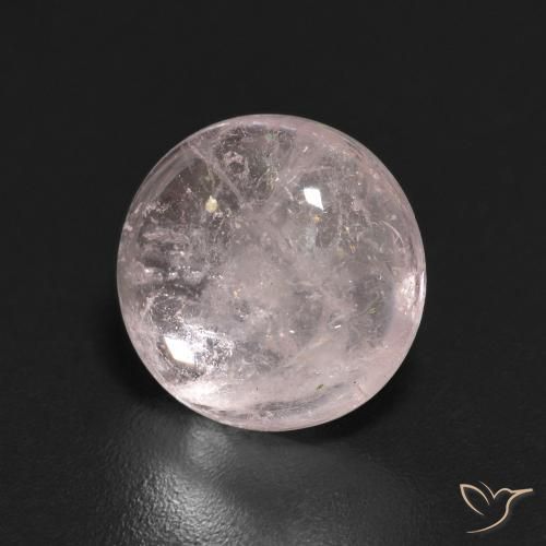 Morganita Luz rosa Natural 1.82ct, Redondo, Transparente