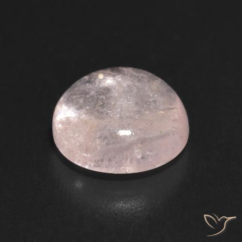 Morganita Luz rosa Natural 1.82ct, Redondo, Transparente