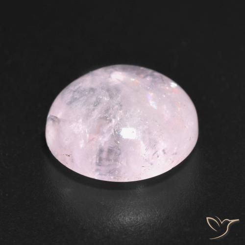 Morganita Rosa Pêssego Claro Natural 4.64ct, Redondo, Transparente