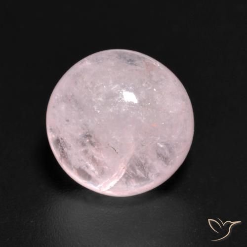 3.36ct Natural rosa rosa Morganita, Redondo, Translúcido