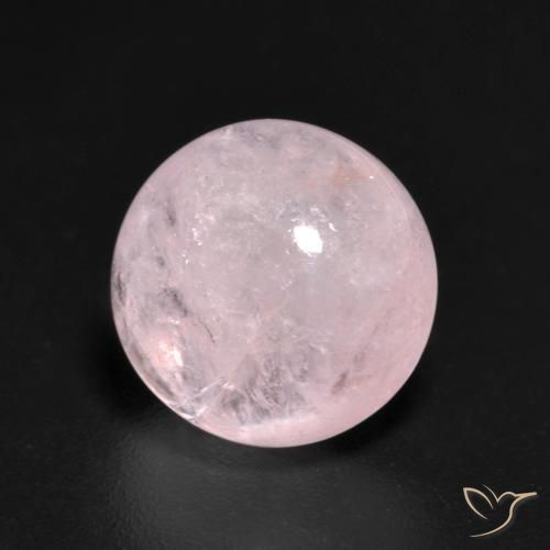 Morganita rosa rosa Natural 3.36ct, Redondo, Translúcido