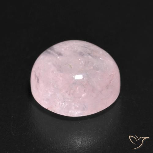 Morganita rosa rosa Natural 3.36ct, Redondo, Translúcido