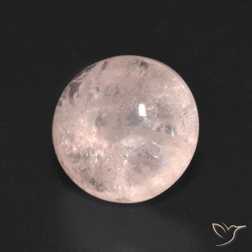 Morganita rosa rosa Natural 2.90ct, Redondo, Transparente