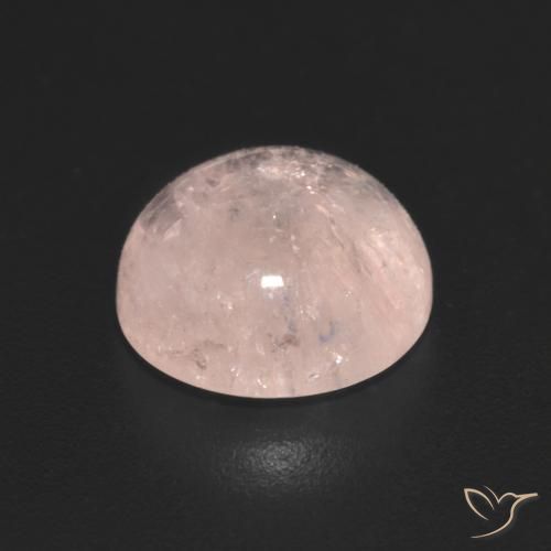Morganita rosa rosa Natural 2.90ct, Redondo, Transparente