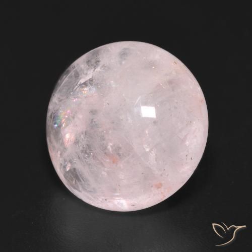 Morganita Rosa Rosa bem claro Natural 9.00ct, Redondo, Transparente