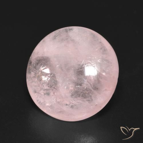 Morganita Luz rosa Natural 5.97ct, Redondo, Transparente