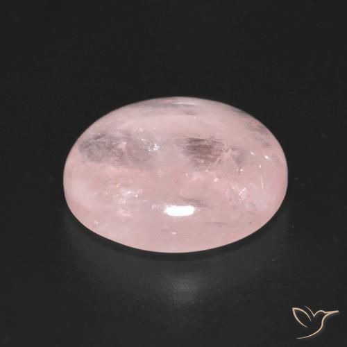 Morganita Luz rosa Natural 5.97ct, Redondo, Transparente