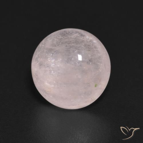 1.98ct Natural Luz rosa Morganita, Redondo, Transparente