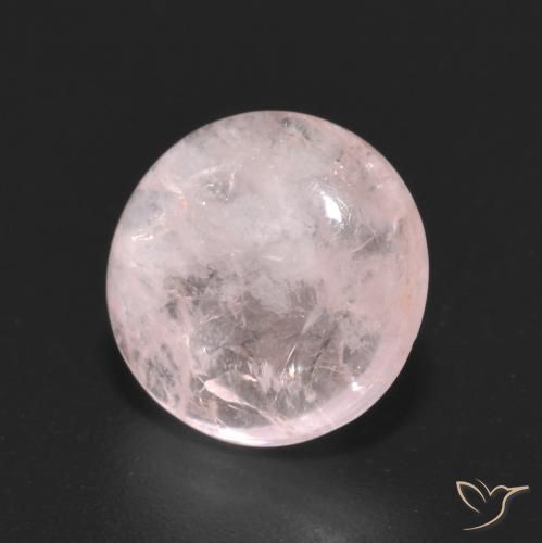 Morganita Rosa Flamingo Natural 3.09ct, Redondo, Transparente