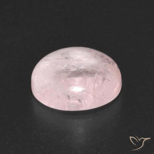 Morganita Rosa Flamingo Natural 3.09ct, Redondo, Transparente