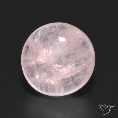 5.25ct Natural Coral Rosa Morganita, Redondo, Transparente