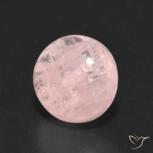Morganita Rosa coral claro Natural 1.97ct, Redondo, Transparente
