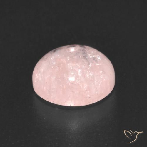 Morganita Rosa coral claro Natural 1.97ct, Redondo, Transparente