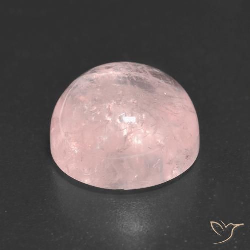 Morganita Rosa coral claro Natural 6.42ct, Redondo, Transparente