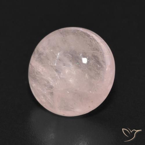 Morganita Luz rosa Natural 3.59ct, Redondo, Transparente