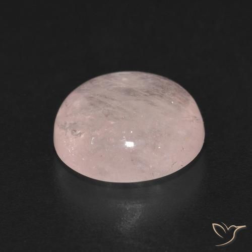Morganita Luz rosa Natural 3.59ct, Redondo, Transparente