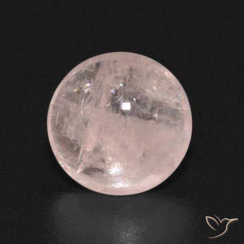 3.12ct Natural Rosa Flamingo Morganita, Redondo, Transparente