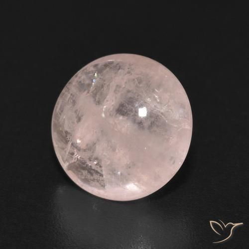 Morganita Rosa Flamingo Natural 3.12ct, Redondo, Transparente