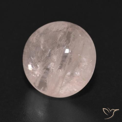 Morganita Rosa Flamingo Natural 4.35ct, Redondo, Transparente