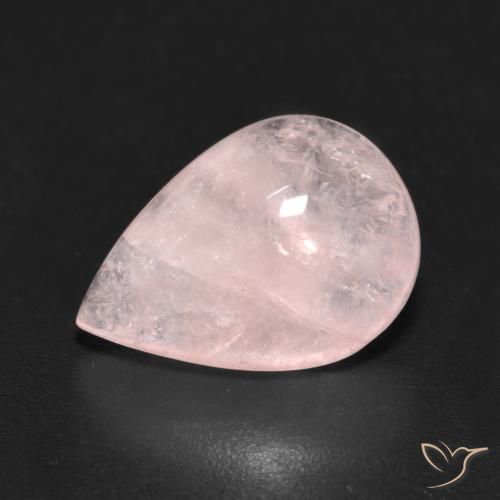 4.38ct Natural Rosa Flamingo Morganita, Formato de pêra, Transparente