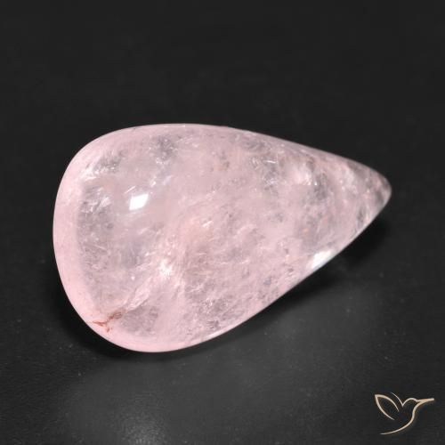 Morganita Rosa Médio Claro Natural 10.42ct, Formato de pêra, Transparente
