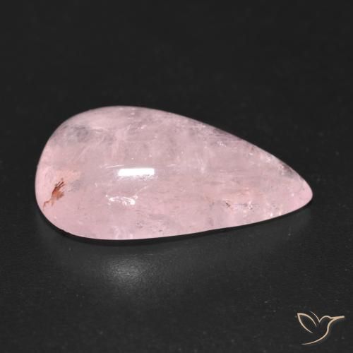 Morganita Rosa Médio Claro Natural 10.42ct, Formato de pêra, Transparente
