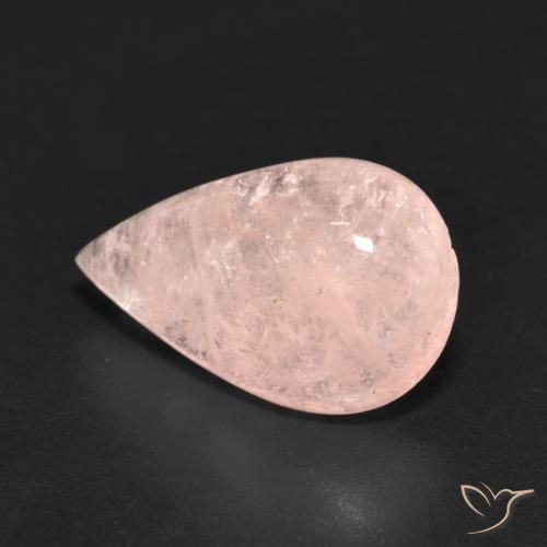 Morganita rosa médio Natural 5.03ct, Formato de pêra, Transparente