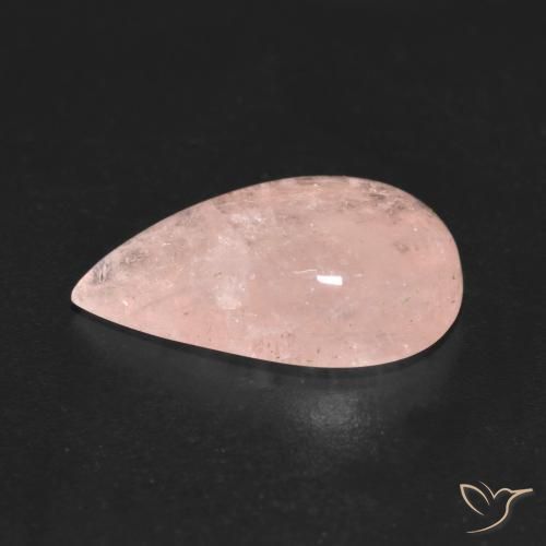 Morganita rosa médio Natural 5.03ct, Formato de pêra, Transparente